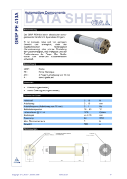 Beschreibung Der GRIP PE410A ist ein elektrischer