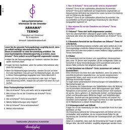 arhama®- terno - Bombastus Werke AG