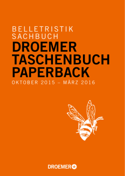 Taschenbuch Droemer Herbst 2015