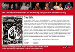 MÄrchenangebote - Theater Frankfurt