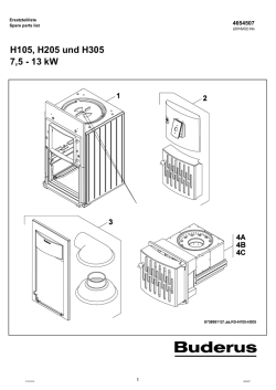 H105, H205 und H305 7,5 - 13 kW
