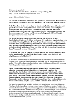 Die &uuml;berentwickelten Nationen