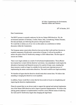 Joint letter