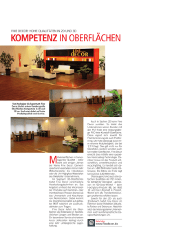HOHE QUALIT&Auml;TEN IN 2D UND 3D (PDF Ansehen)