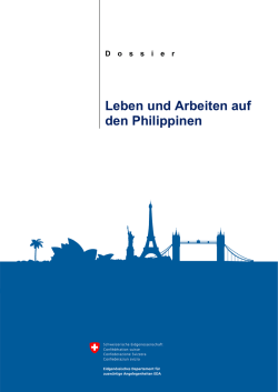 Dossier: Leben und Arbeiten auf den Philippinen
