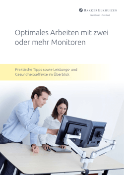 Optimales Arbeiten mit zwei oder mehr Monitoren