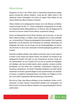 Offenes Arbeiten