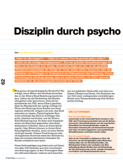 Disziplin durch psycho