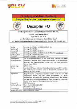 Disziplin F0 - JSSV