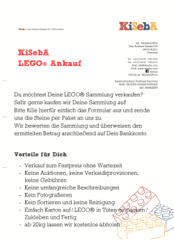 KiSebA --- LEGO Ankauf