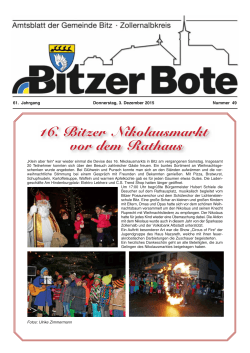 Bitzer Bote vom 03.12.2015