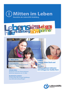 März 1_2016 - Lebenshilfe Heidelberg
