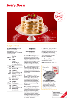 Hugo-Torte - Betty Bossi