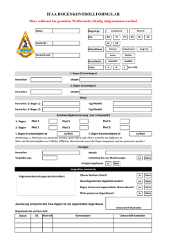 IFAA BOGENKONTROLLFORMULAR