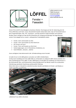 Löffel GmbH & Co.KG 76863 Herxheim Industriestraße 3 Tel:07276