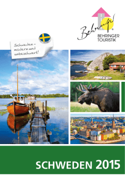 schweden 2015 - Behringer Touristik