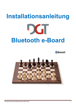 Installationsanleitung Bluetooth e-Board