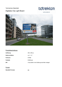 Digitales City Light Board