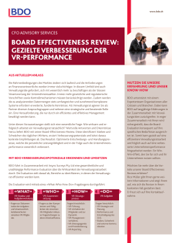 Board effectiveness Review