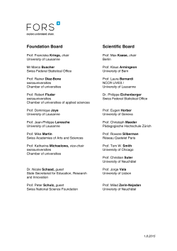 Foundation Board Scientific Board