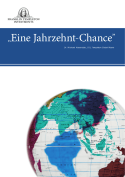 Eine Jahrzehnt-Chance