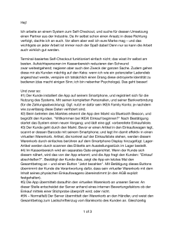 Hej! Ich arbeite an einem System zum Self