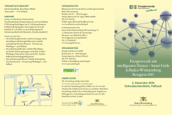 Programm: Smart Grids in Baden-Württemberg, Kongress 2015, 2