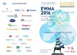 EWMA 2016 - Deutscher Wundkongress