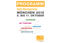 PROGRAMM - Bundesverband Praktizierender Tierärzte eV
