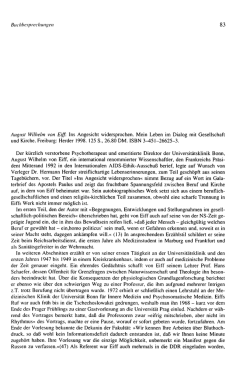 August Wilhelm von Ei ff: Ins Angesicht widersprochen.
