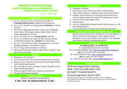 marcia francescana 25.7. - 4.8.2015