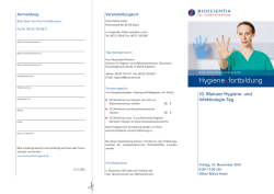 Hygiene fortbildung