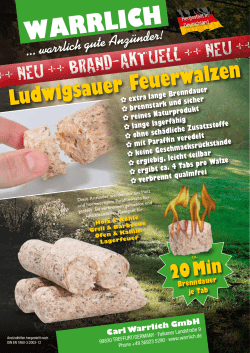 FLAMAX Feuerwalze - Carl Warrlich GmbH