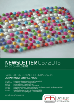 Newsletter Soziale Arbeit 05/2015