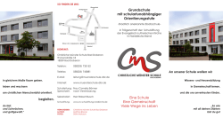 Eine Schule Eine Gemeinschaft Viele Wege ins Leben Grundschule