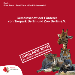 Gemeinschaft der Förderer von Tierpark Berlin und Zoo Berlin e.V.