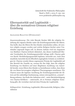 Diese PDF-Datei herunterladen - Zeitschrift f&uuml;r Praktische Philosophie