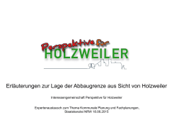 Perspektive für Holzweiler