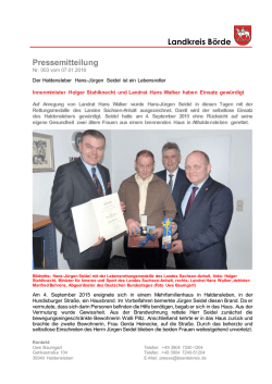 Der Haldensleber Hans-Jürgen Seidel ist ein