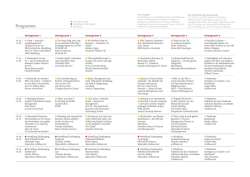 Programm - e-fellows.net