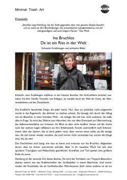 Ina Bruchlos Da ist ein Riss in der Welt
