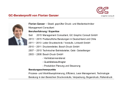 GC-Beraterprofil von Florian Ganzer