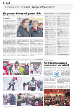 Ein grosser Erfolg auf ganzer Linie