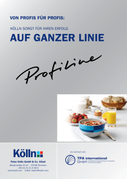 AUF GANZER LINIE - TPA International GmbH