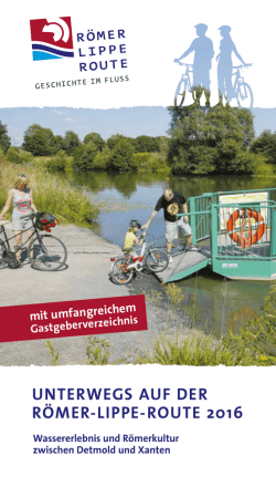 Handbuch mit Gastgeberverzeichnis R&ouml;mer-Lippe