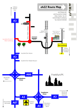A3 A5 A67 A66 A3 A3 A3 oh22 Route Map