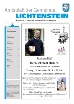 in der Gemeinde Lichtenstein