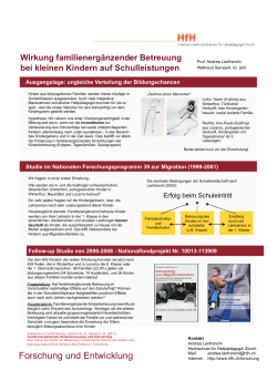 Poster - Interkantonale Hochschule für Heilpädagogik