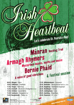 Irish Heartbeat Presseinfo 2017 kurz