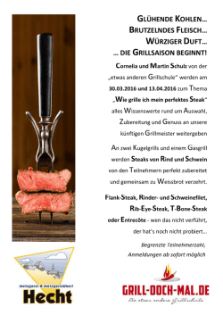 Flyer - Metzgerei Hecht Lupburg